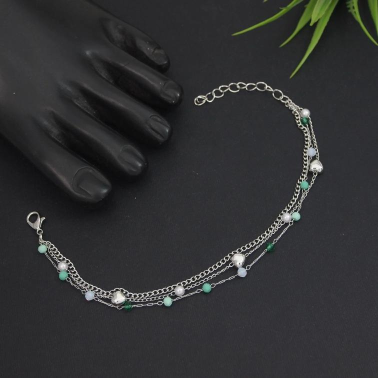 Juri craft Lunches D ANK 6102 Silver best app for artificial jewellery