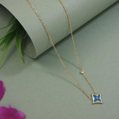 Juri craft Lunches D STNK 5565 Gold Blue artificial jewellery online in india