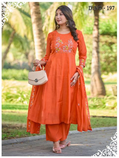Kadlee 197 & 198 catalog wholesale kurti market in navi mumbai