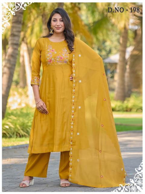 Kadlee 197 & 198 catalog wholesale kurti market in navi mumbai