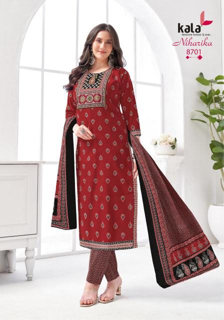 Kala Niharika Vol-5 – Kurti Pant With Dupatta - Wholesale Catalog