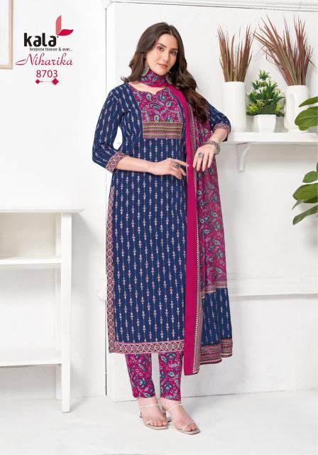 Kala Niharika Vol-5 – Kurti Pant With Dupatta - Wholesale Catalog