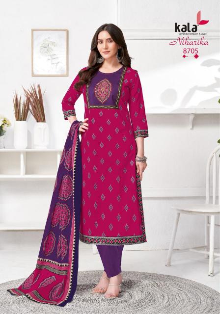 Kala Niharika Vol-5 – Kurti Pant With Dupatta - Wholesale Catalog