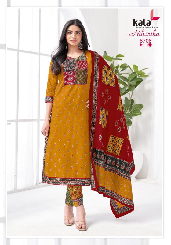 Kala Niharika Vol-5 – Kurti Pant With Dupatta - Wholesale Catalog