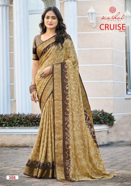 Kashvi Cruise Vol 3 catalog ntf sarees surat