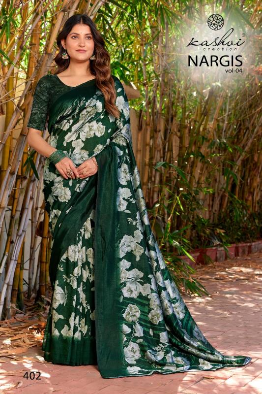 Kashvi Nargis Vol 4 catalog saree wholesale market surat gujarat
