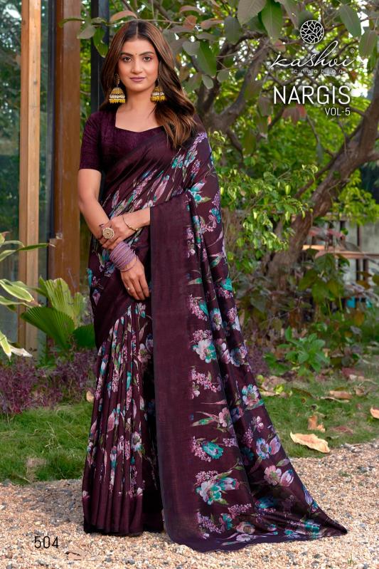 Kashvi Nargis Vol 5 catalog surat soft sarees market