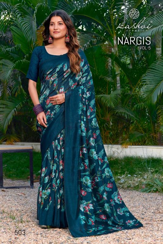 Kashvi Nargis Vol 5 catalog surat soft sarees market
