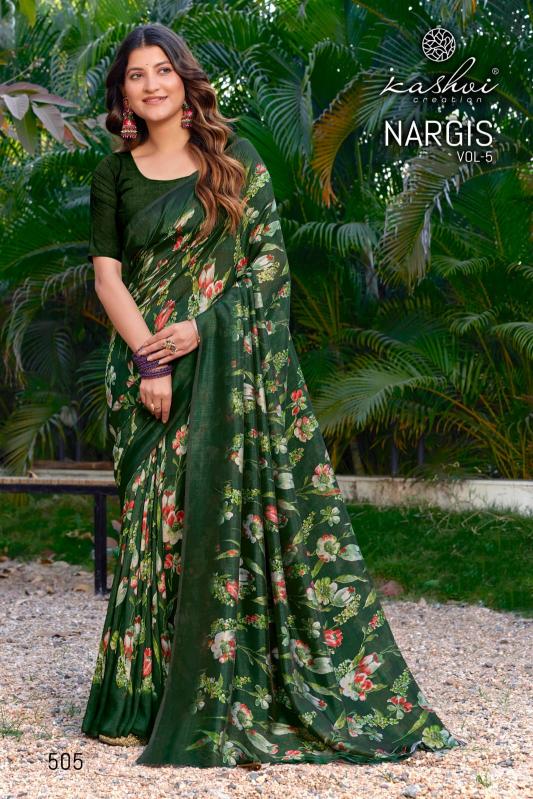 Kashvi Nargis Vol 5 catalog surat soft sarees market