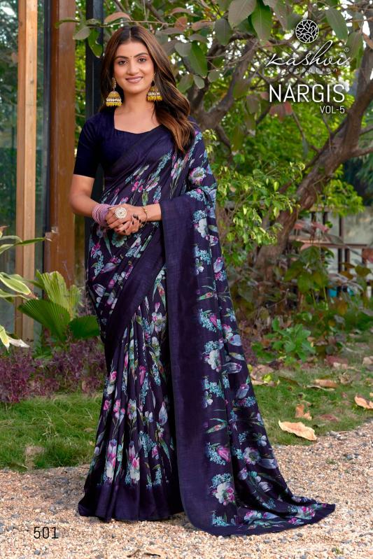 Kashvi Nargis Vol 5 catalog surat soft sarees market