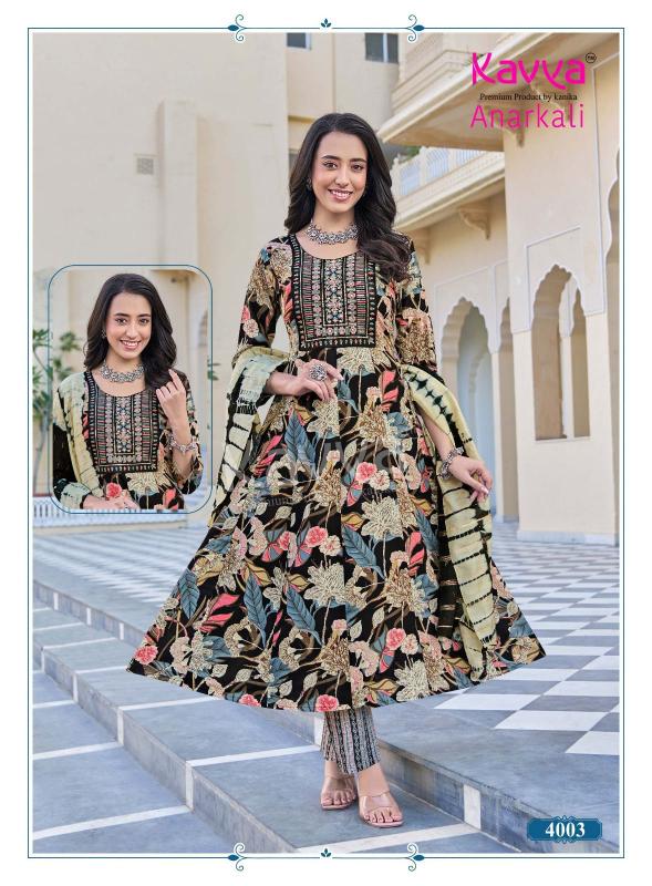 Kavya Anarkali vol 4 catalog wholesale kurti market in thane