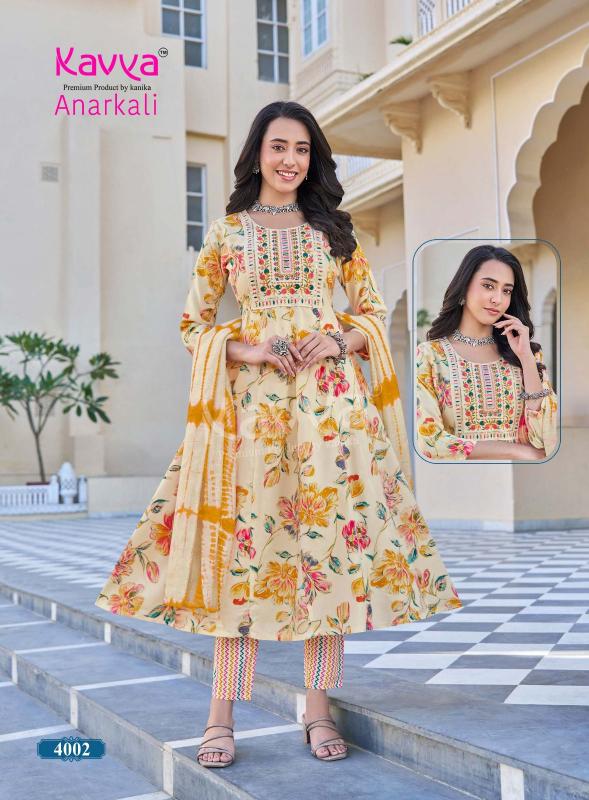 Kavya Anarkali vol 4 catalog wholesale kurti market in thane