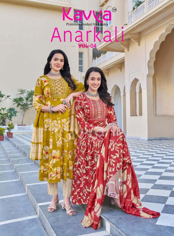 Kavya Anarkali vol 4 catalog wholesale kurti market in thane