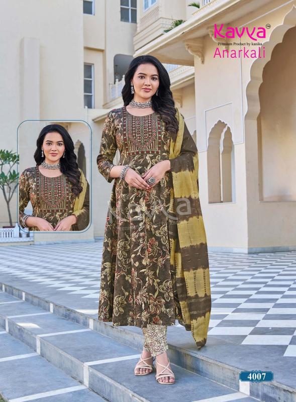 Kavya Anarkali vol 4 catalog wholesale kurti market in thane