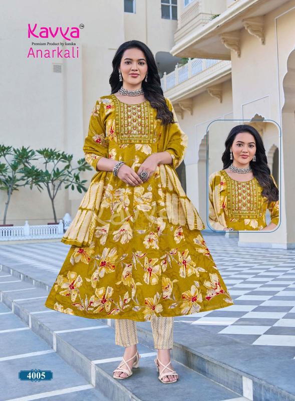 Kavya Anarkali vol 4 catalog wholesale kurti market in thane