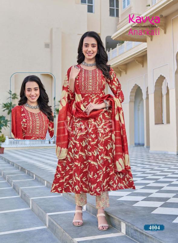 Kavya Anarkali vol 4 catalog wholesale kurti market in thane