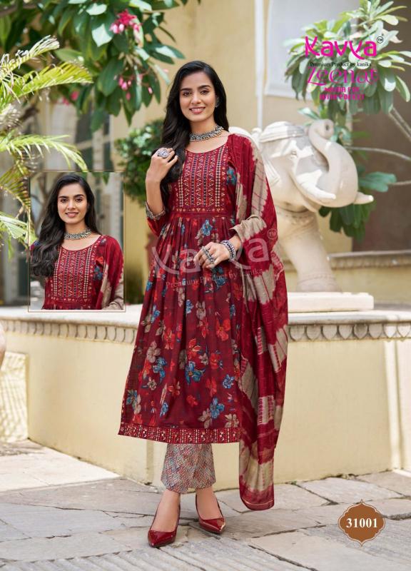 Kavya Zeenat Vol 31 catalog naira cut kurti wholesale