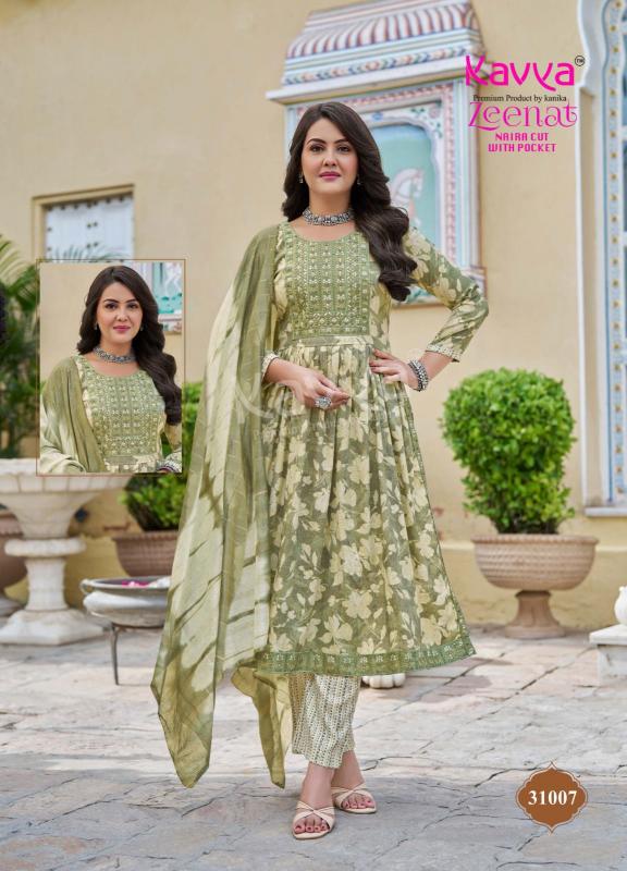 Kavya Zeenat Vol 31 catalog naira cut kurti wholesale