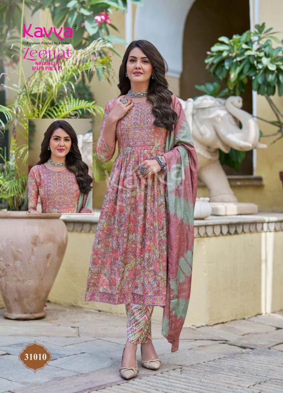 Kavya Zeenat Vol 31 catalog naira cut kurti wholesale
