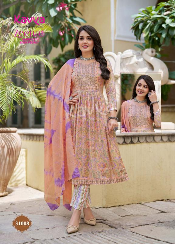 Kavya Zeenat Vol 31 catalog naira cut kurti wholesale