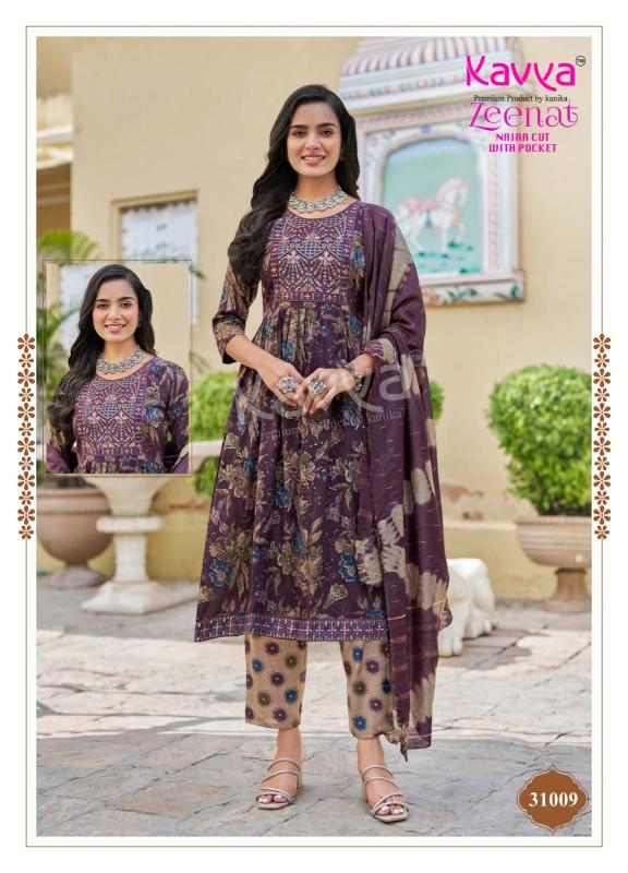 Kavya Zeenat Vol 31 catalog naira cut kurti wholesale
