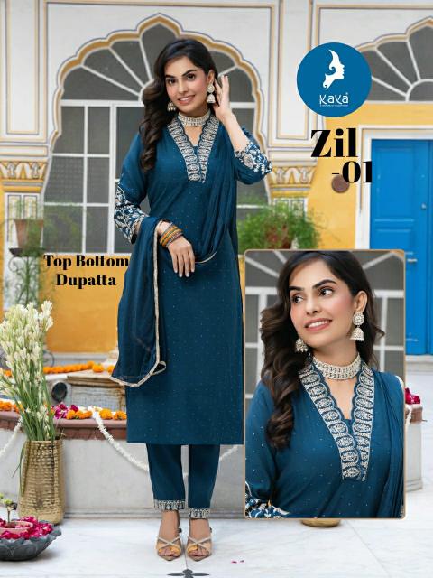 Kaya Zil catalog kurtis at wholesale price