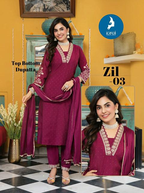Kaya Zil catalog kurtis at wholesale price