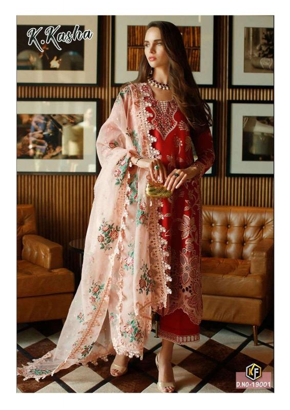 Keval Fab K Kasha Vol 19 - Readymade Karachi Kurti Pant With Dupatta
