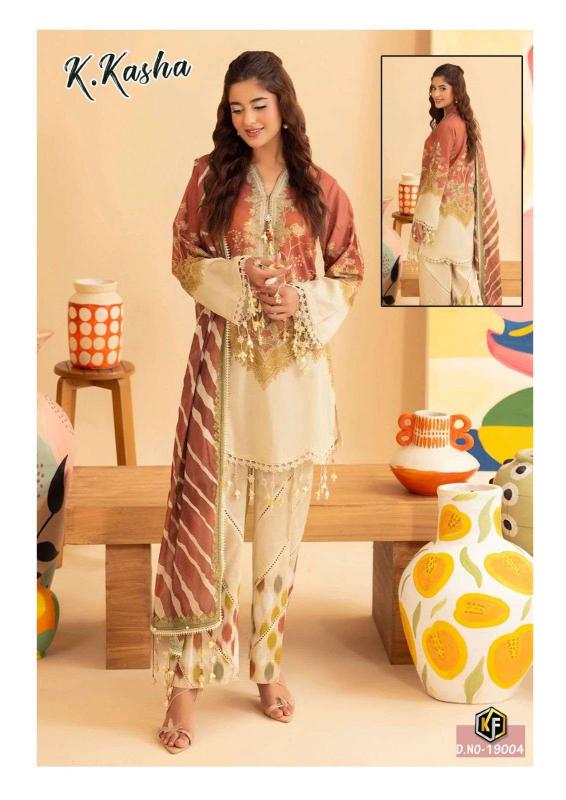 Keval Fab K Kasha Vol 19 - Readymade Karachi Kurti Pant With Dupatta