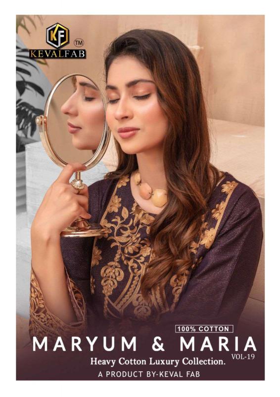 Keval Fab Maryam & Maria Vol- 19 – Readymade Karachi Kurti Pant With Dupatta