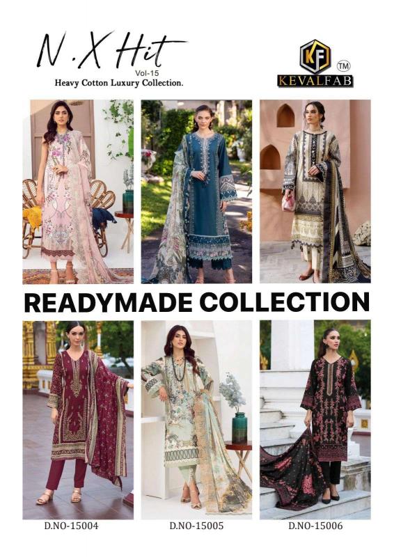 Keval Fab Nx Hit Vol- 15 – Readymade Karachi Kurti Pant With Dupatta