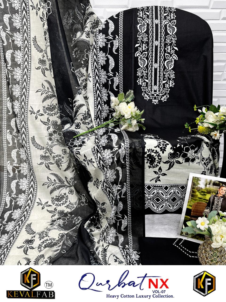 Keval fab Qurbat NX Vol 8 catalog wholesale pakistani lawn suits