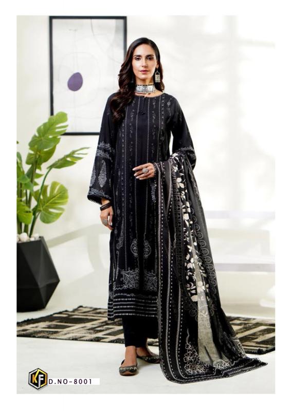 Keval Roha Black And White Vol 8 catalog pakistani lawn suits wholesale in india