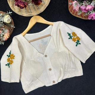 Khadi cotton vol 4 0.1 blouse e commerce product