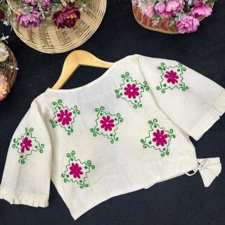 Khadi cotton vol 4 0.2 blouse e commerce product