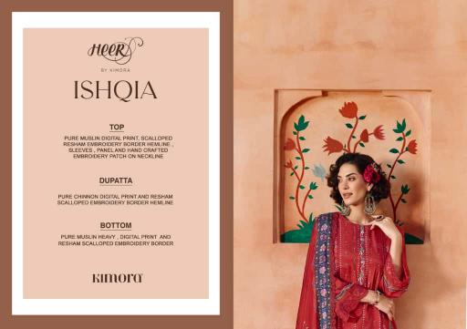Kimora Heer Ishqia catalog wholesale salwar kameez suits