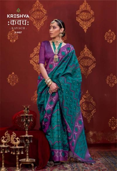 Kreshva Kavach catalog surat saree shop