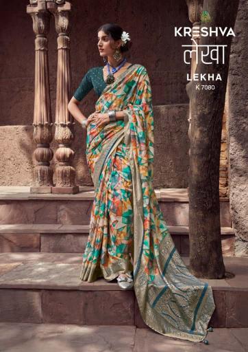 Kreshva Lekha catalog surat saree collection