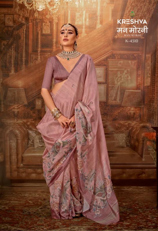 Kreshva Man Morni catalog inder sarees surat