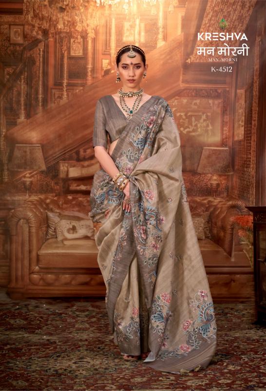 Kreshva Man Morni catalog inder sarees surat