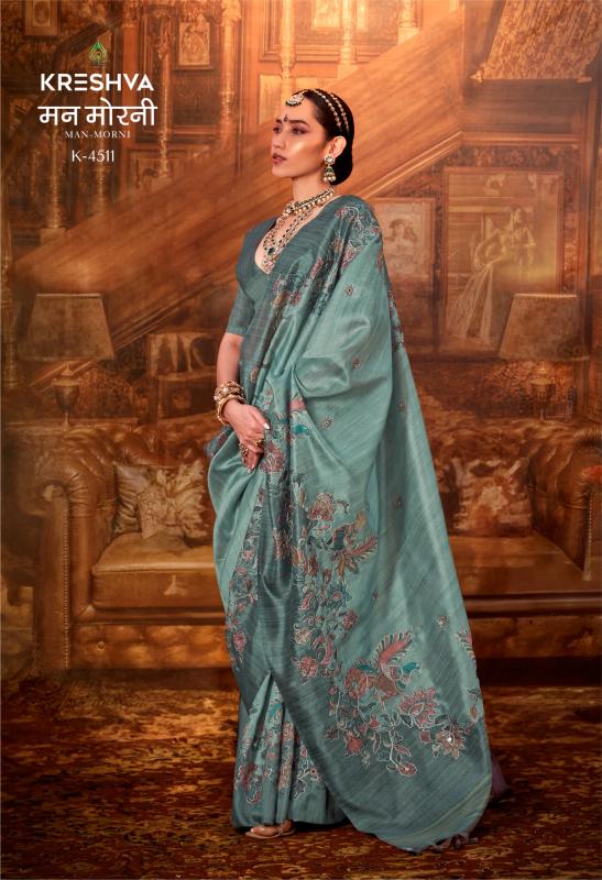 Kreshva Man Morni catalog inder sarees surat