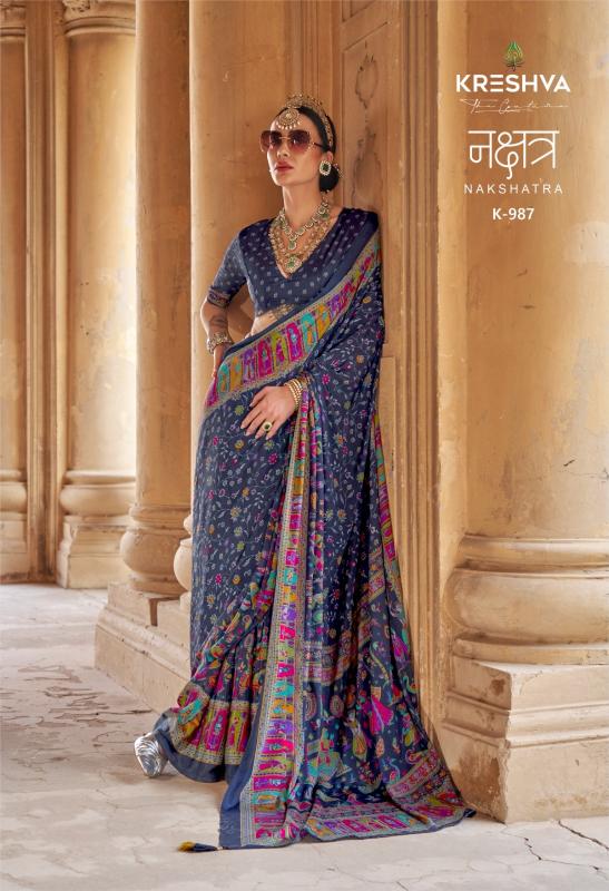 Kreshva Nakshatra catalog cheap and best sarees in surat