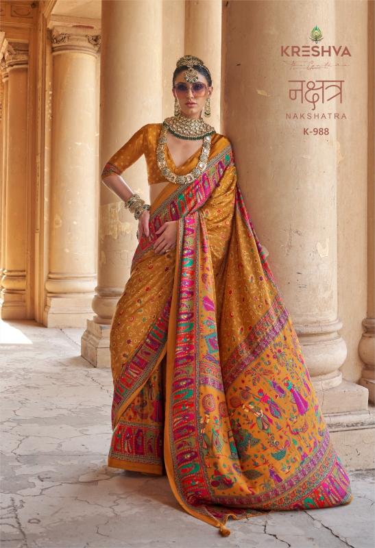 Kreshva Nakshatra catalog cheap and best sarees in surat