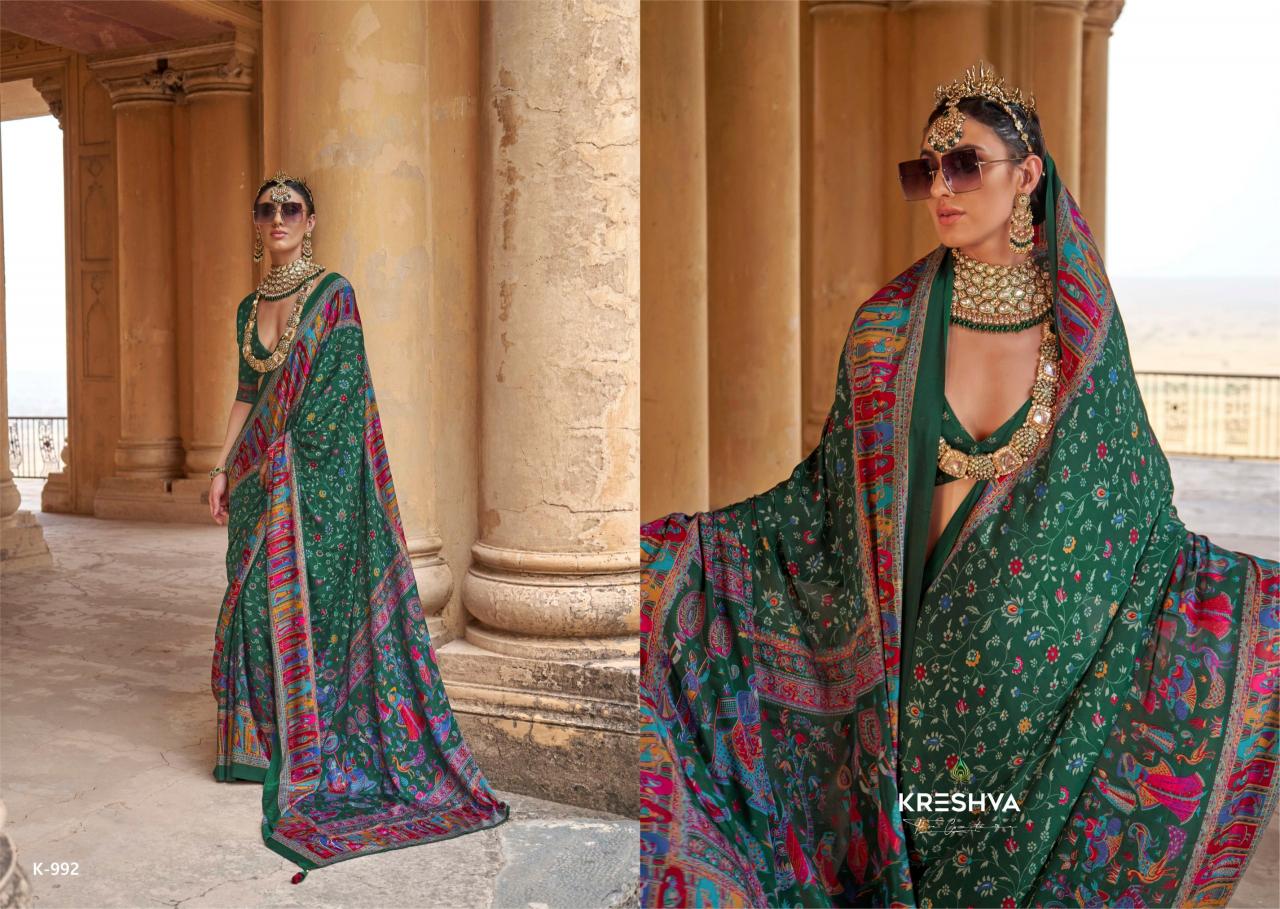 Kreshva Nakshatra catalog cheap and best sarees in surat