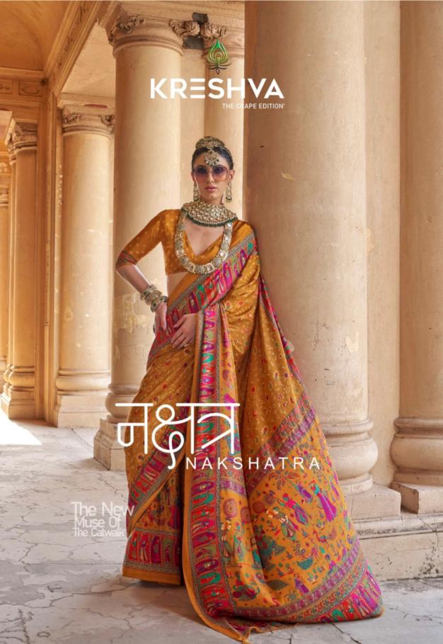 Kreshva Nakshatra catalog cheap and best sarees in surat