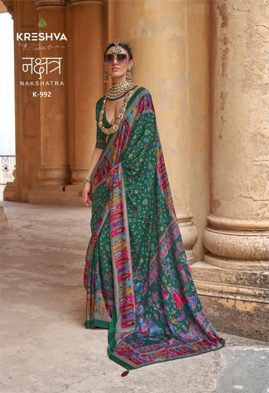 Kreshva Nakshatra catalog cheap and best sarees in surat