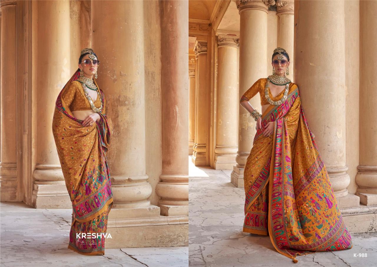Kreshva Nakshatra catalog cheap and best sarees in surat
