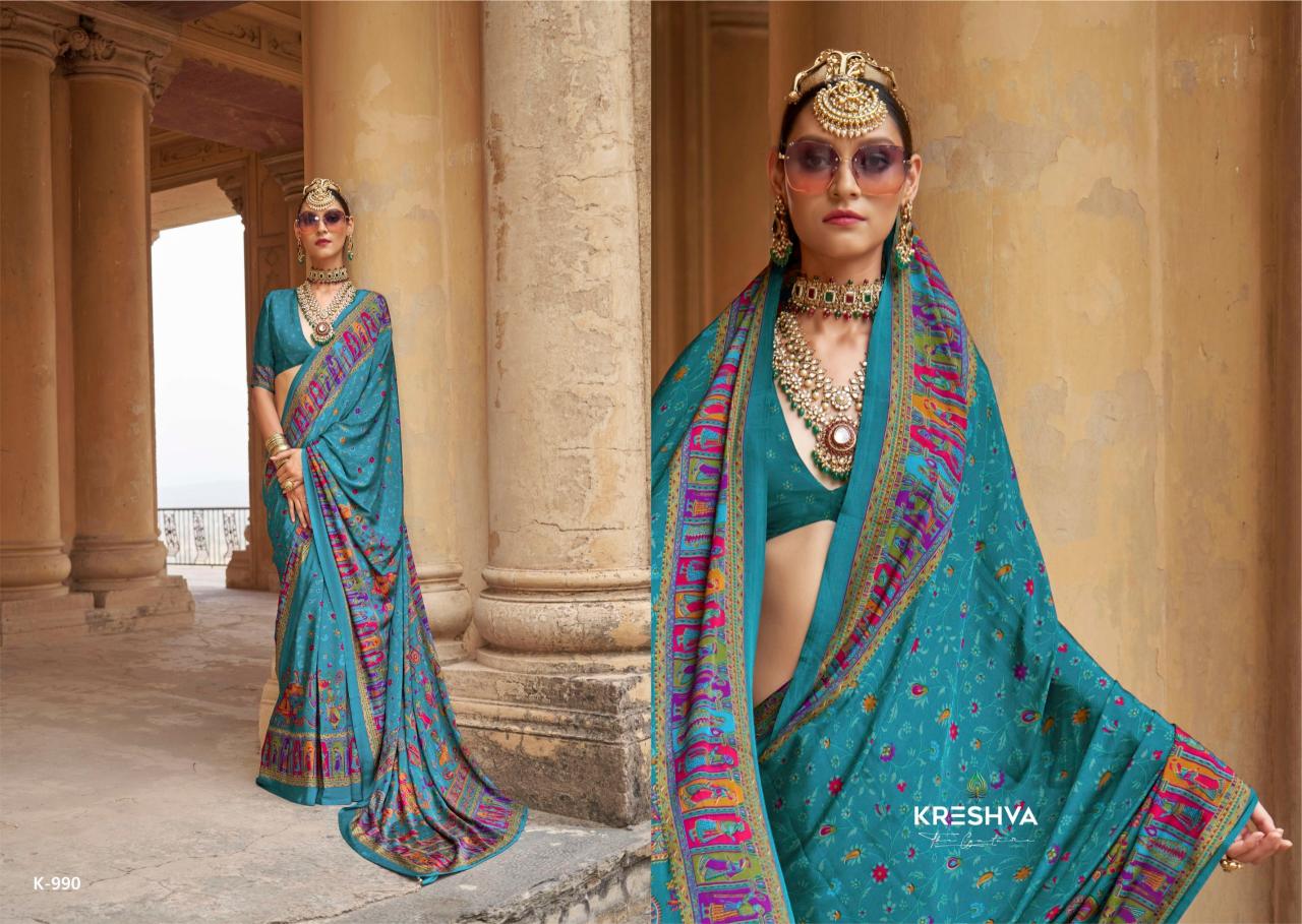 Kreshva Nakshatra catalog cheap and best sarees in surat