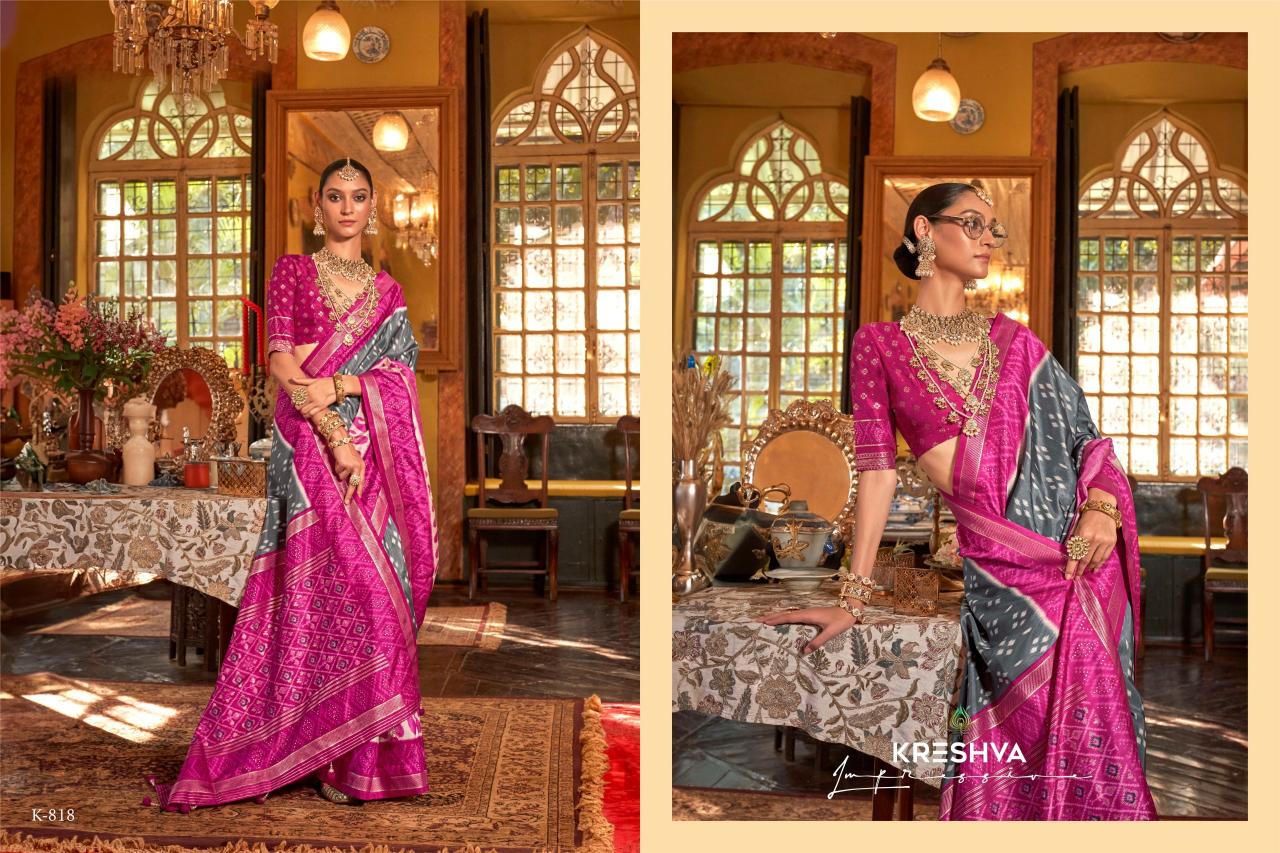 Kreshva Palav Patola catalog surat online saree shopping