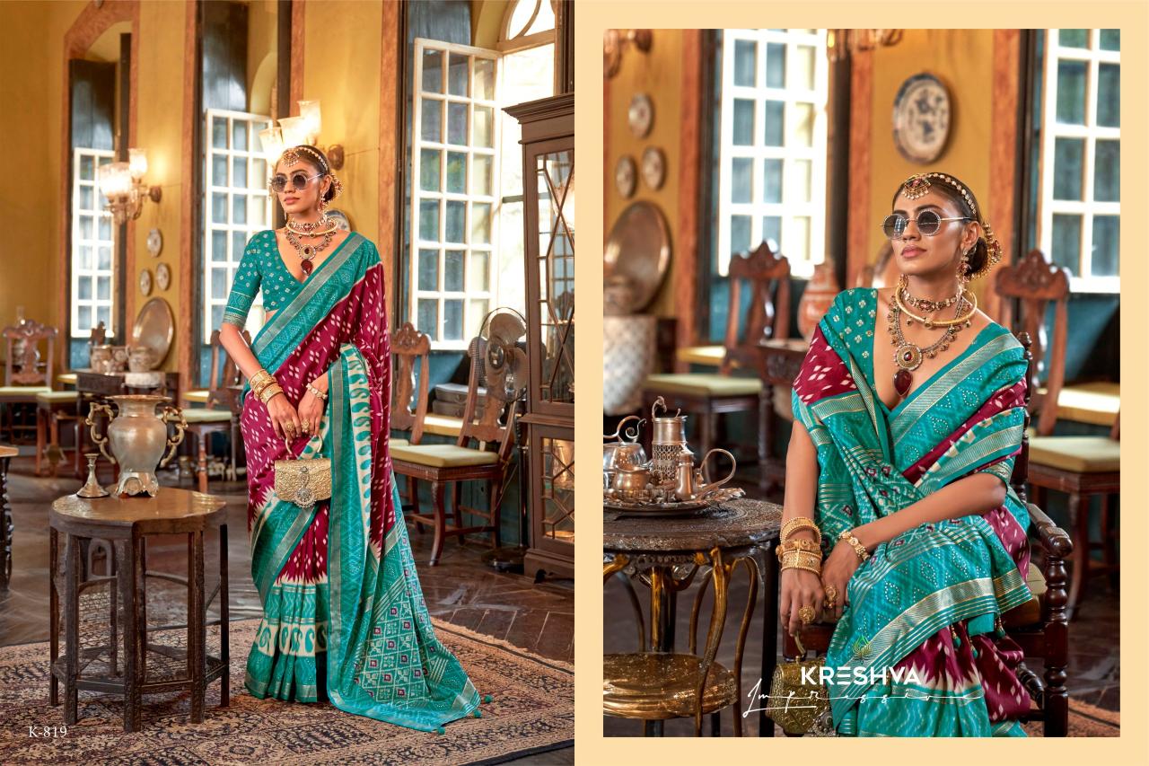 Kreshva Palav Patola catalog surat online saree shopping